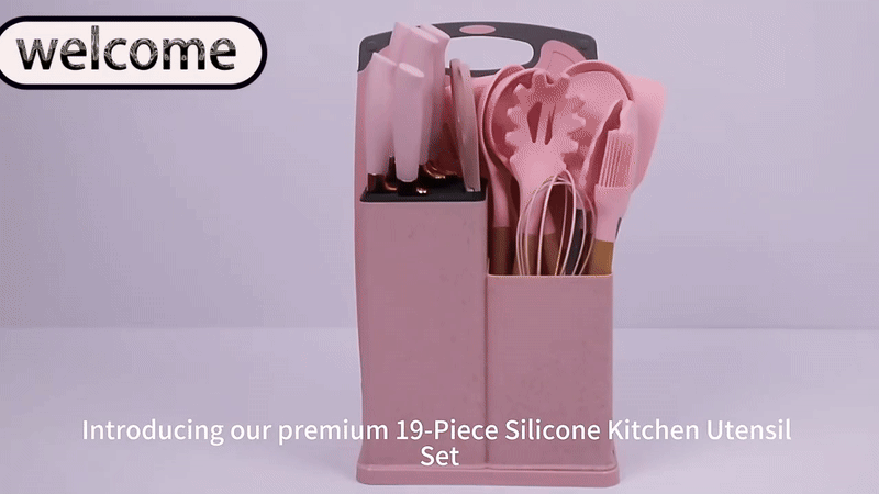 19-Piece Kitchen Utensil & Knife Set - Complete Home Cooking Toolkit