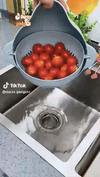 Double-Layer Draining Bowl Basket – Multi-Purpose Fruit, Vegetable, Rice & Pasta Strainer
