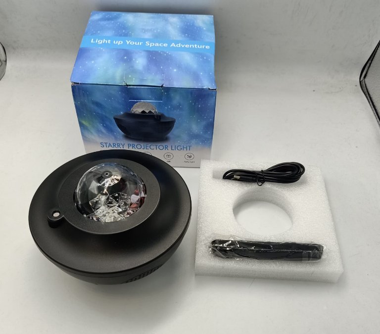 Galaxy Ocean Light Projector - 16M Colors Star & Nebula Night Light with Bluetooth Speaker