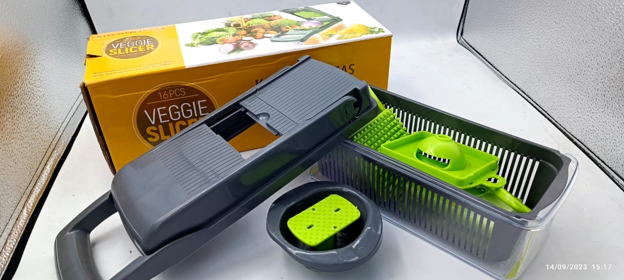 Vegetable Cutter, Chopper & Slicer — All-in-One Kitchen Prep Tool