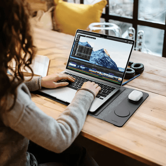 4-in-1 Laptop Sleeve with Wireless Charging Pad – Protection & Power On the Go
