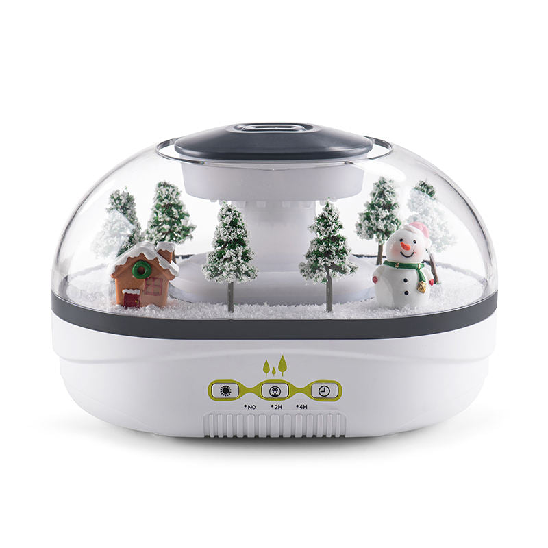 Raindrop Aroma Diffuser & Humidifier - Ambient Mist & Landscape Light