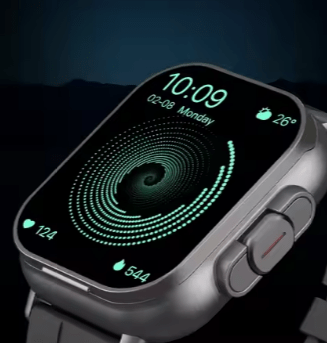 A70 Square Smart Watch - Touch Screen with Health Tracking & Call Alerts