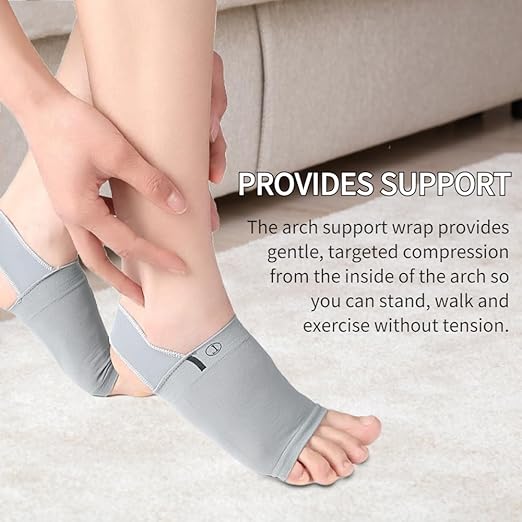 Arch Support Sleeves - Silicone Foot Pain Relief for Plantar Fasciitis