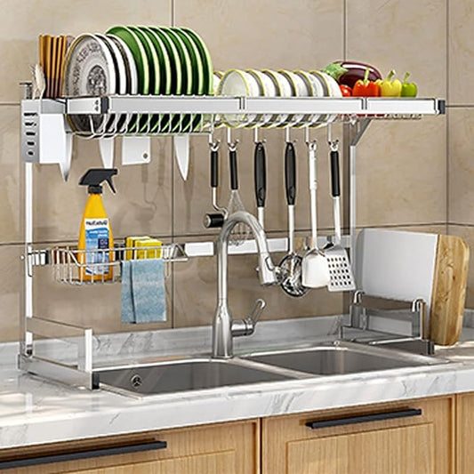 Dish Drying Rack – Over-the-Sink Kitchen Organizer
