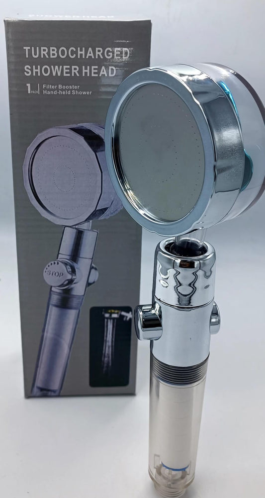 Turbo Spa High Pressure Shower Head – Water Filter & Boost Technology