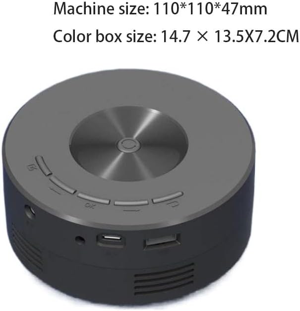 Home HD Portable Pocket Projector - Multi-Layer Glass Lens for Sharp Vivid Display