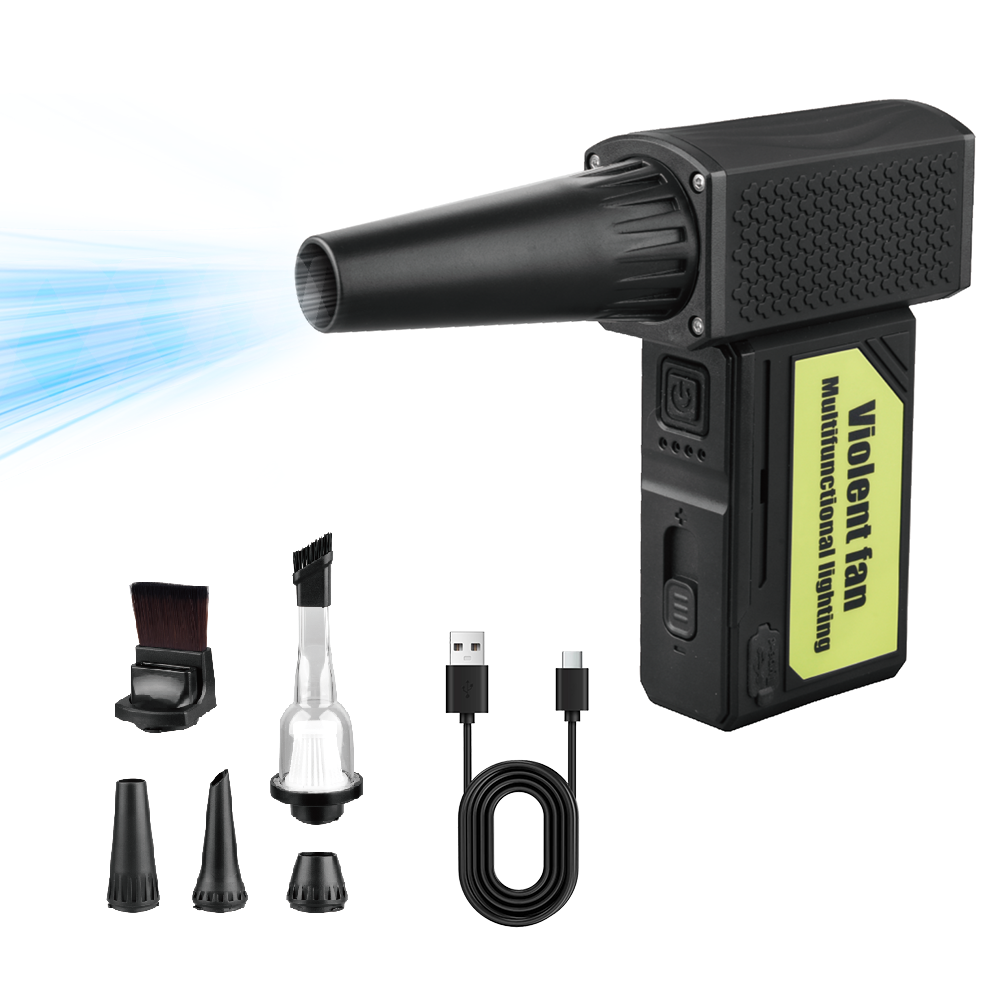 Portable Cordless Vacuum Cleaner – 4-in-1 Car & Home Vacuum with LED Light
