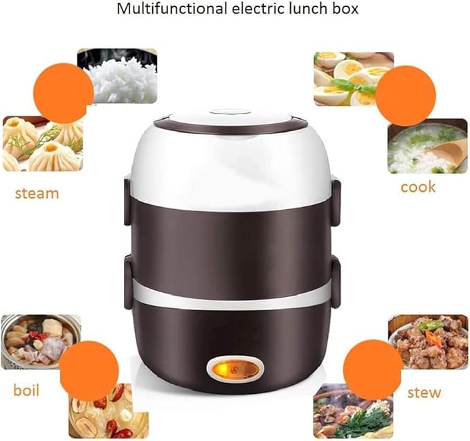 Multi-Functional Electric Cooking Lunch Box 2L