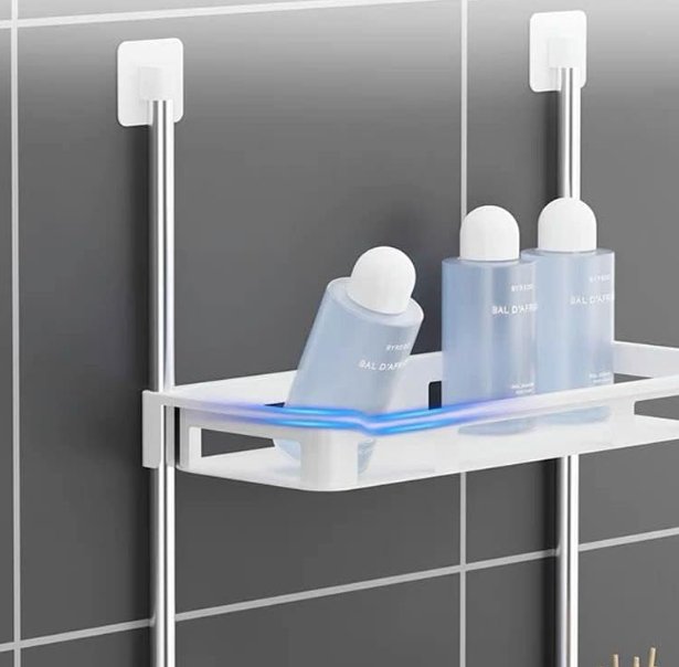 Multi-Layer Bathroom Storage Rack – Space-Saving Organizer Shelf