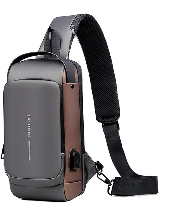 Multifunction Sling Bag - Urban Crossbody with USB Charging Port