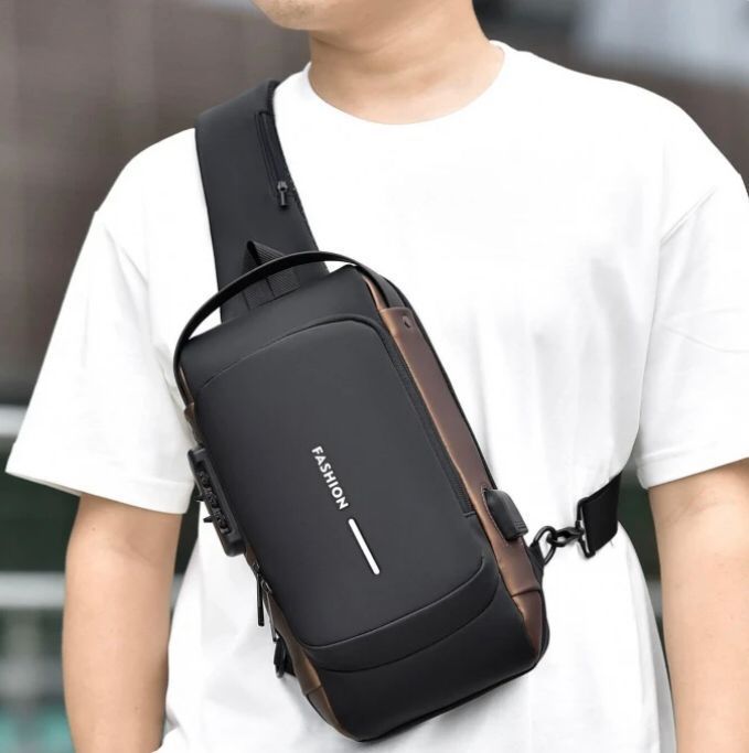 Multifunction Sling Bag - Urban Crossbody with USB Charging Port