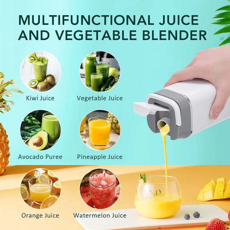 Portable Rechargeable Blender Bottle 420ml - Fresh Smoothies Anywhere