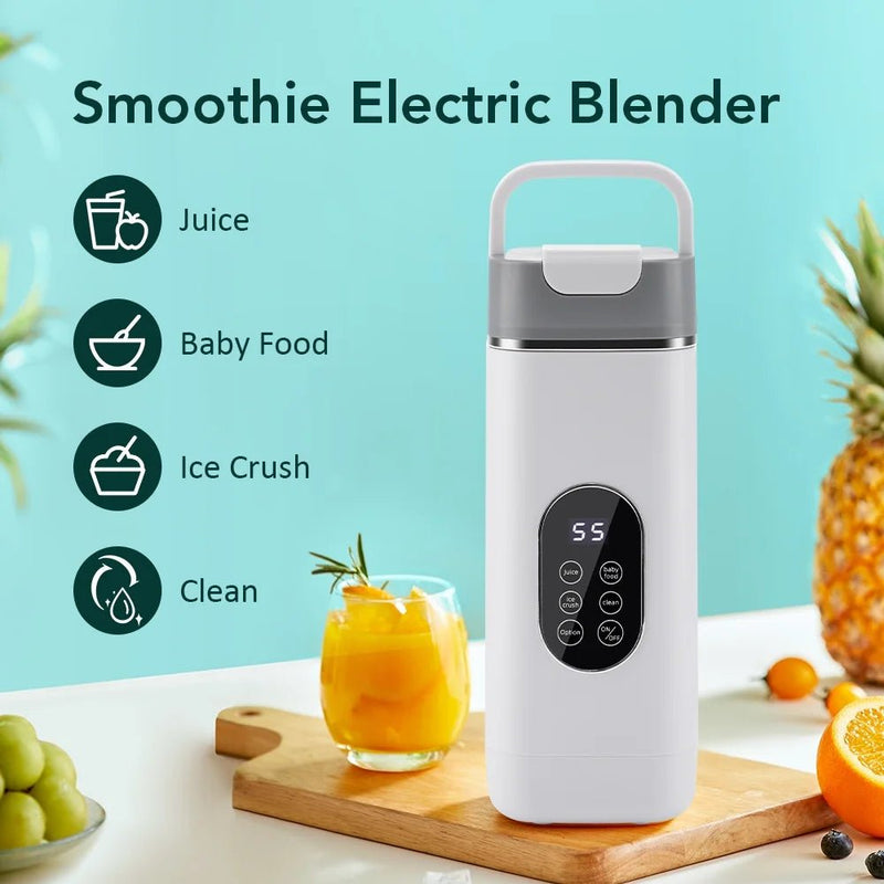 Portable Rechargeable Blender Bottle 420ml - Fresh Smoothies Anywhere
