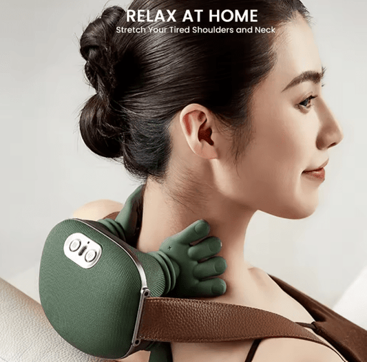 Shoulder & Neck Massager - Portable Kneading Muscle Relief Device