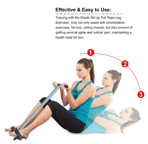 Tummy Trimmer Full Body Toning Tool - High-Tension Steel Coil Home Workout