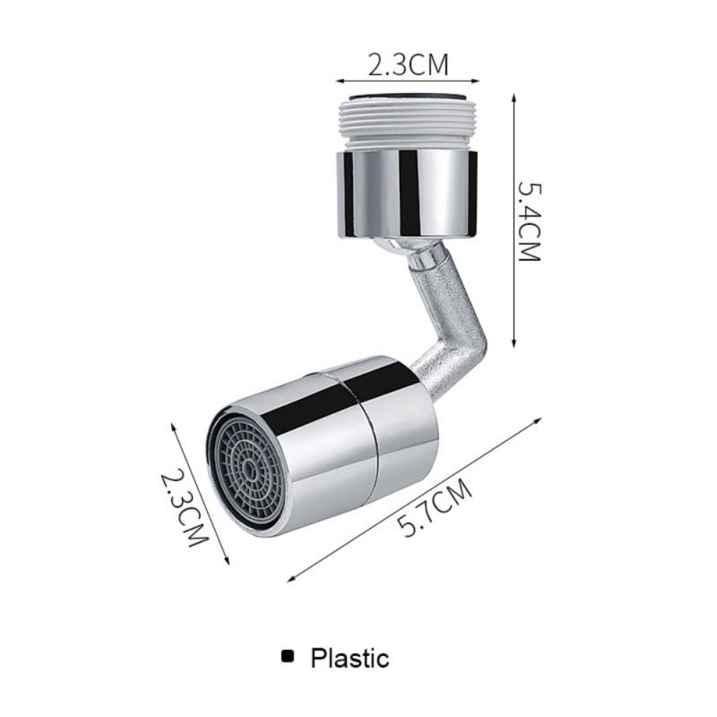 360° Splash-Proof Swivel Faucet Extender – Universal Rotating Tap Attachment