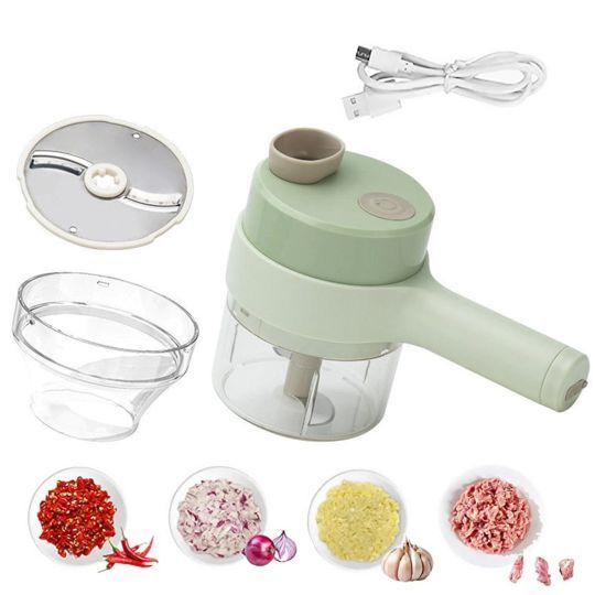 Wireless Mini Food Chopper - USB Rechargeable One-Button Electric Choppe